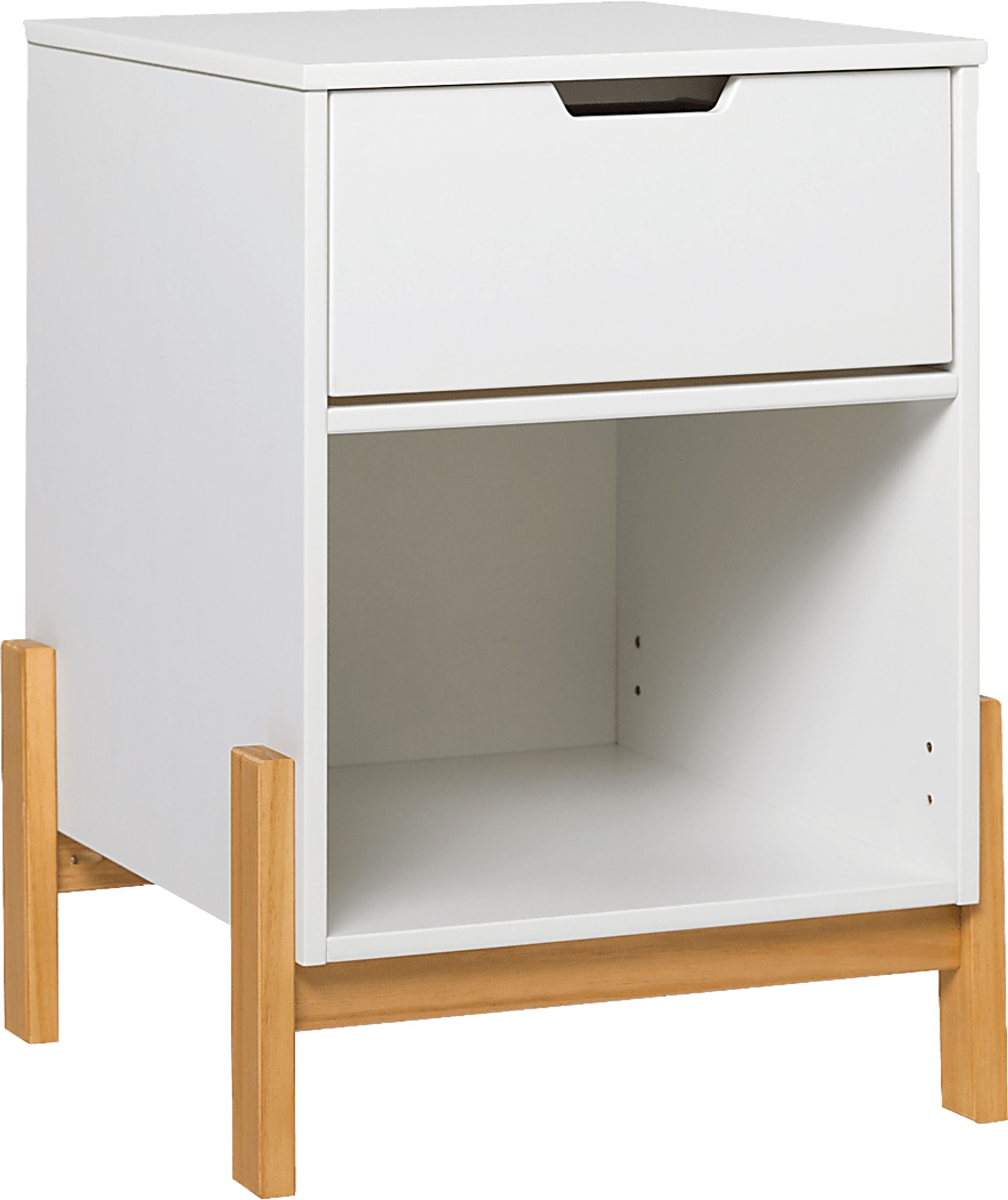 Durrette White Nightstand - Image 1