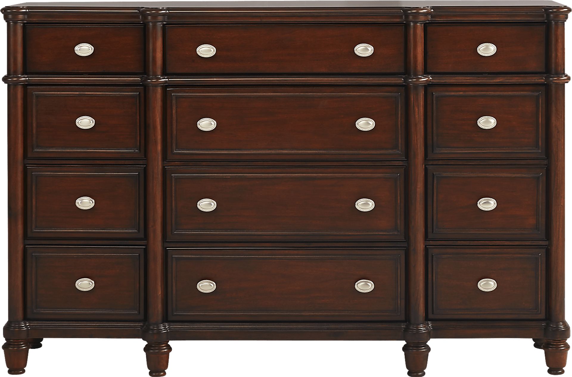 Durrington Brown Cherry 7 Pc Queen Storage Bedroom - Image 5