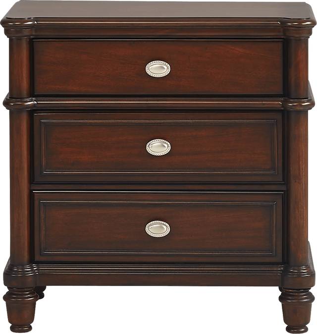 Durrington Brown Cherry 7 Pc Queen Storage Bedroom - Thumbnail - Image 6