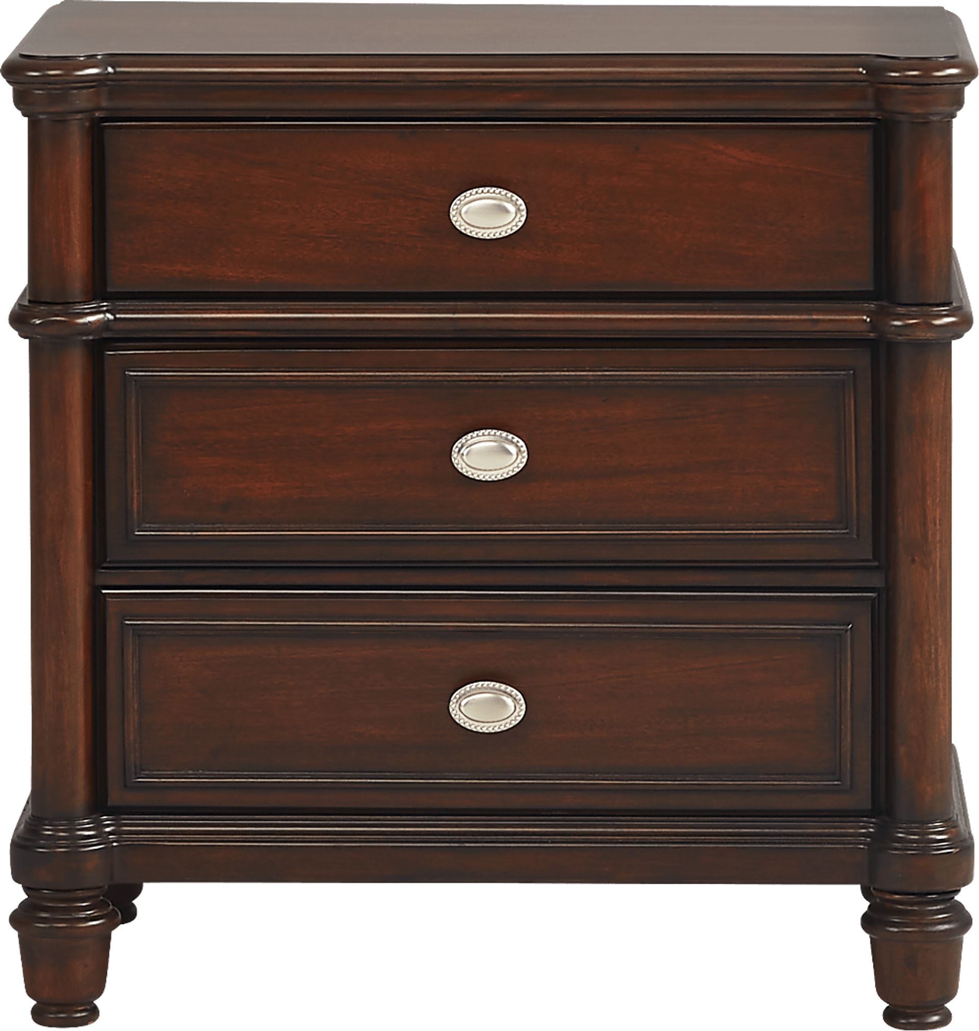 Durrington Brown Cherry 7 Pc Queen Storage Bedroom - Image 6