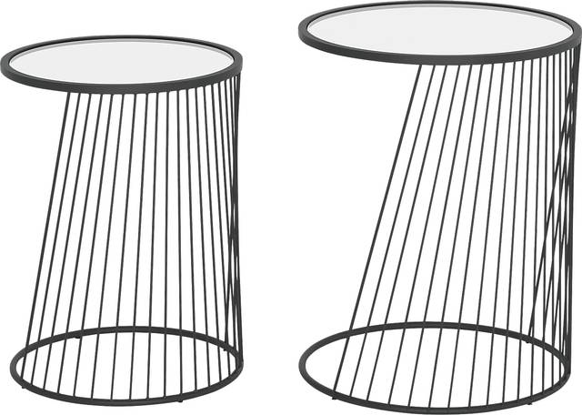 Durward Black Nesting Tables, Set of 2 - Thumbnail - Image 5