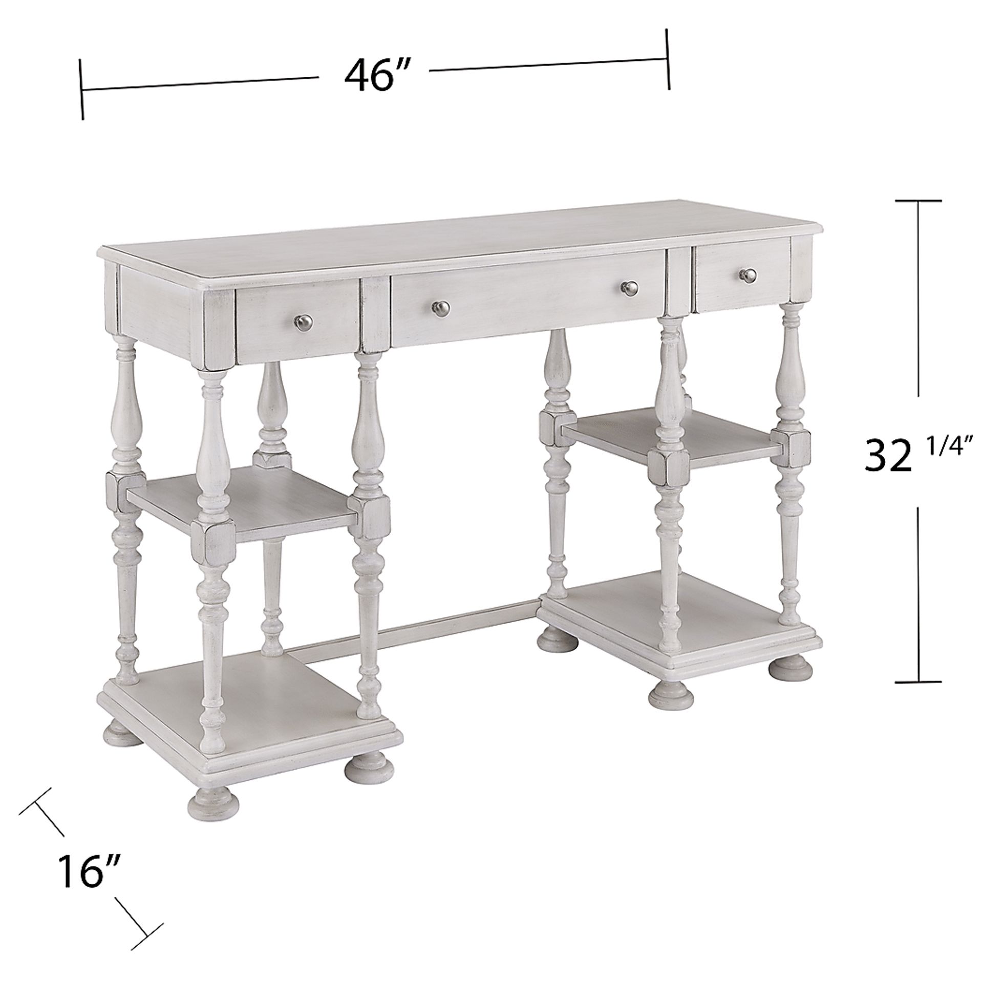 Durwood White Desk - Image 5