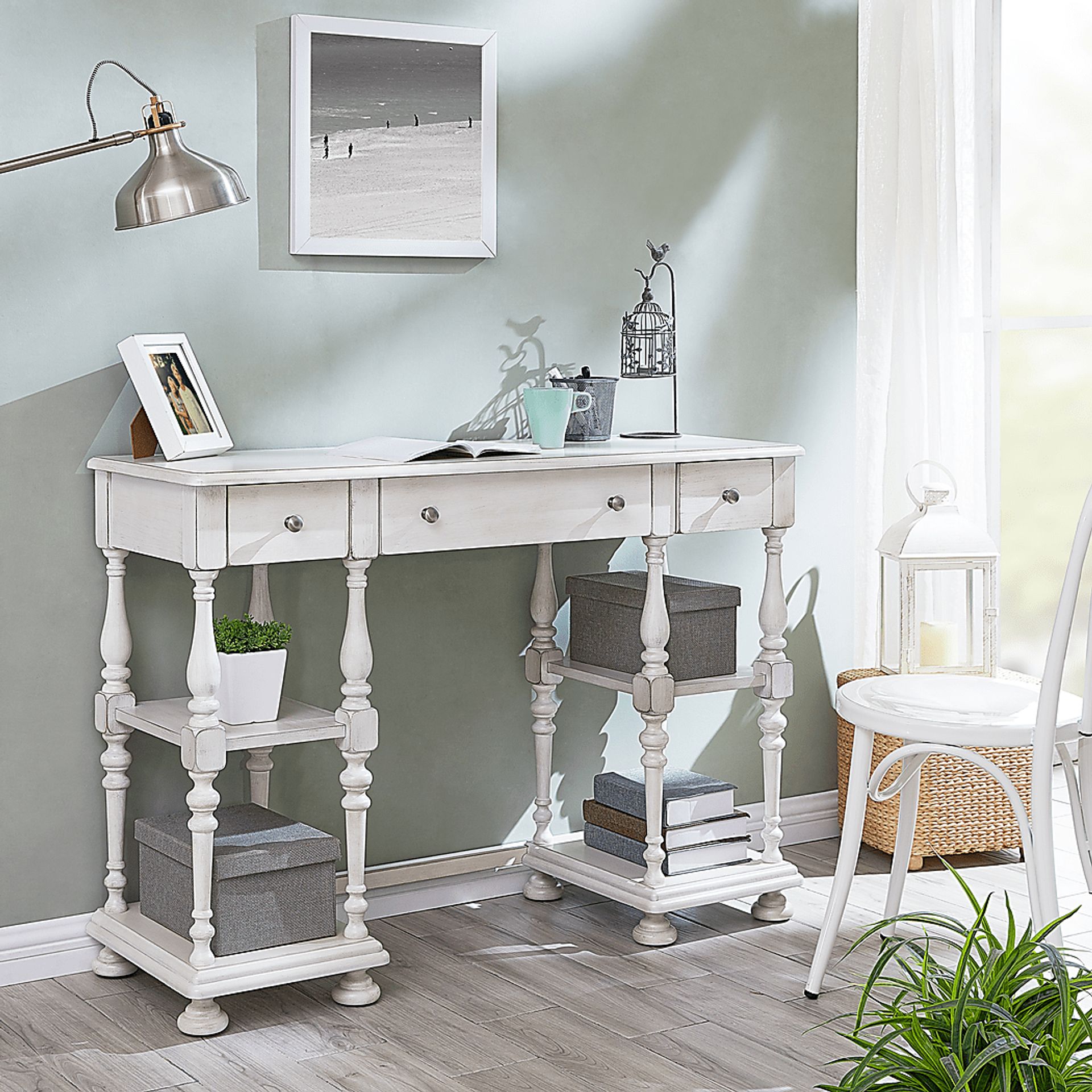 Durwood White Desk - Image 6