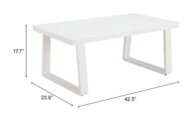 Duscellis White Cocktail Table - Thumbnail - Image 2