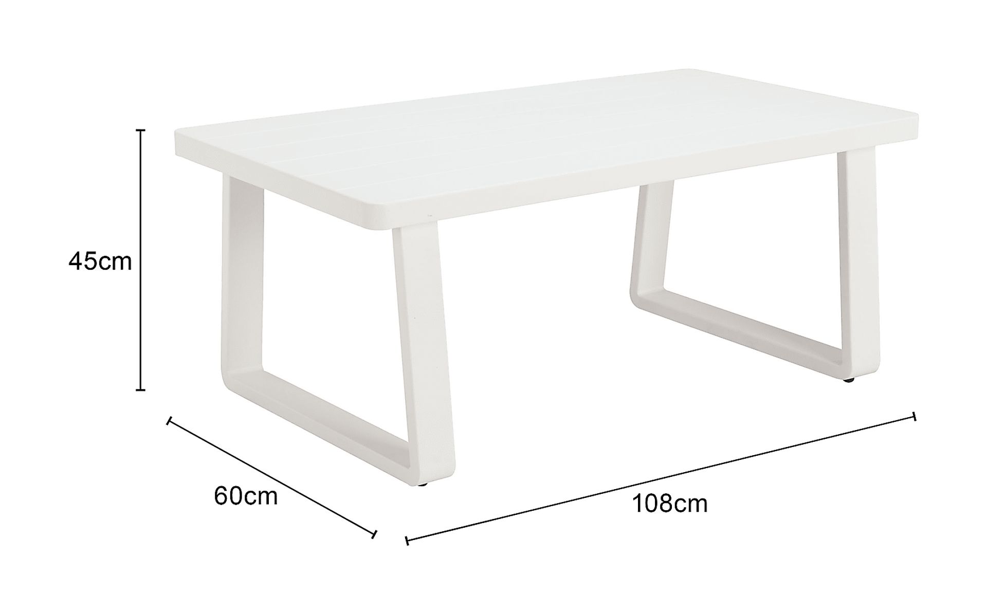 Duscellis White Cocktail Table - Image 3