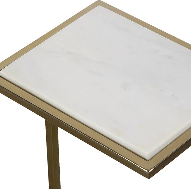 Duschka White Accent Table - Thumbnail - Image 3