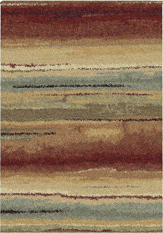 Dusk to Dawn Brown 6'7 x 9'8 Rug - Thumbnail - Image 1