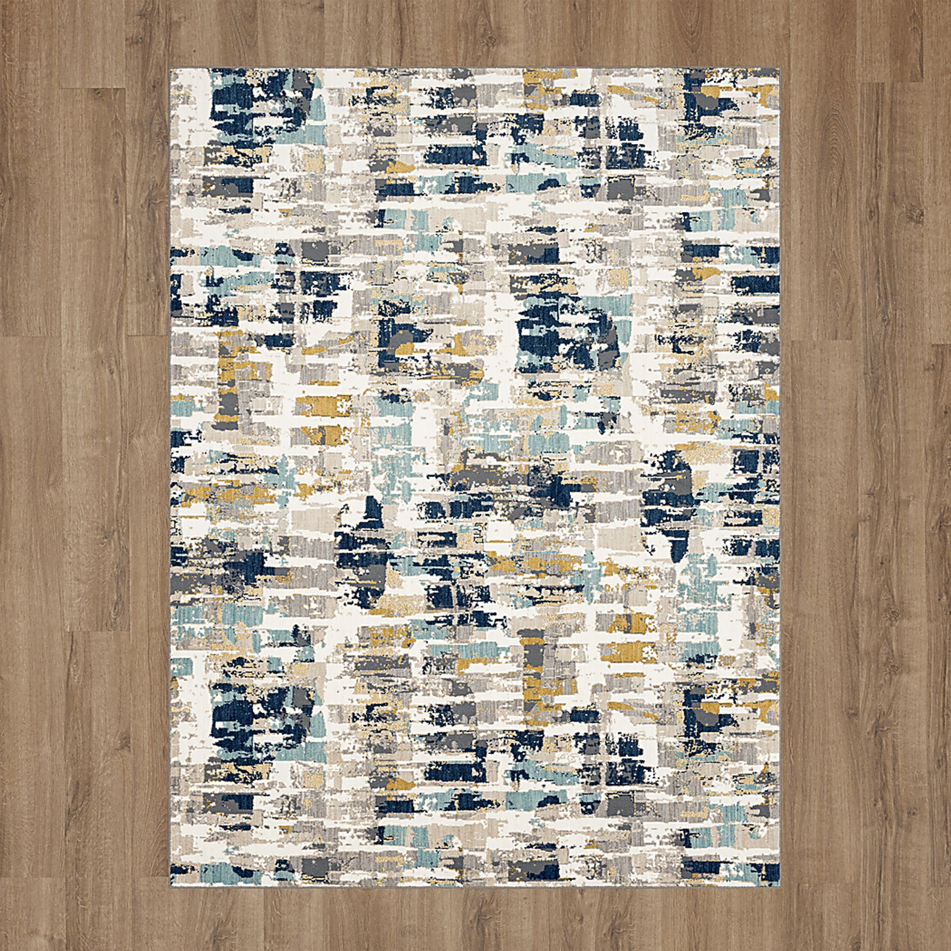 Dusklock Blue 5'3 x 7'10 Rug - Image 4