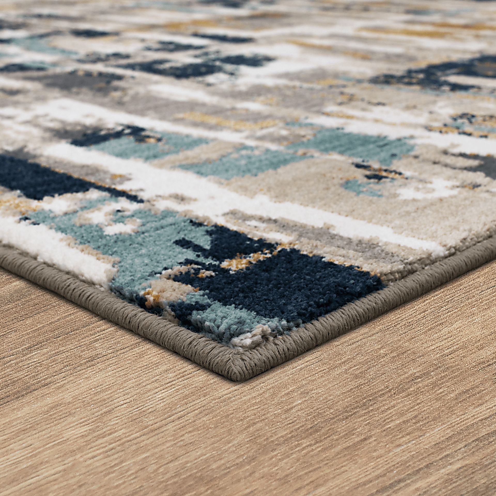 Dusklock Blue 5'3 x 7'10 Rug - Image 9