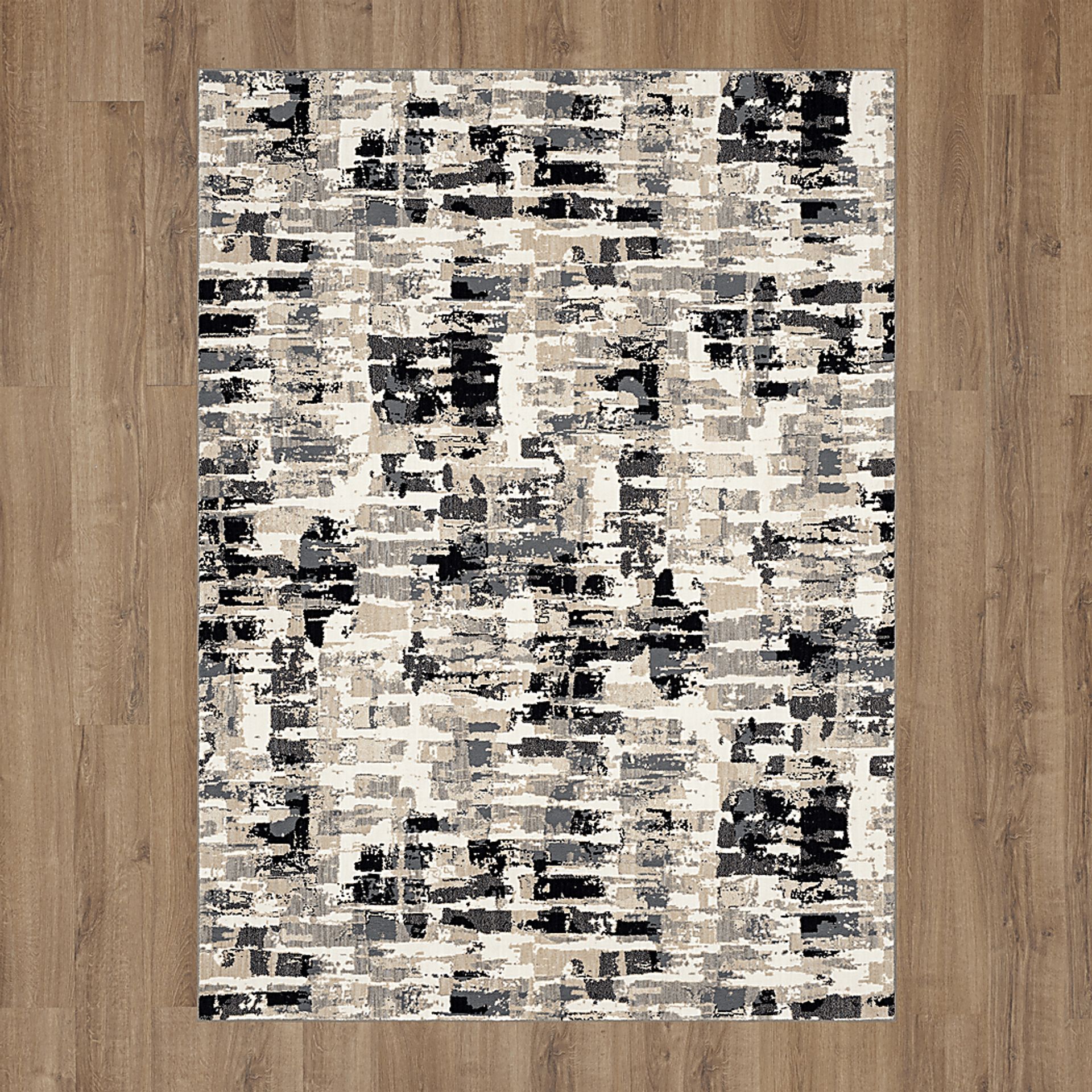 Dusklock Charcoal 5'3 x 7'10 Rug - Image 4