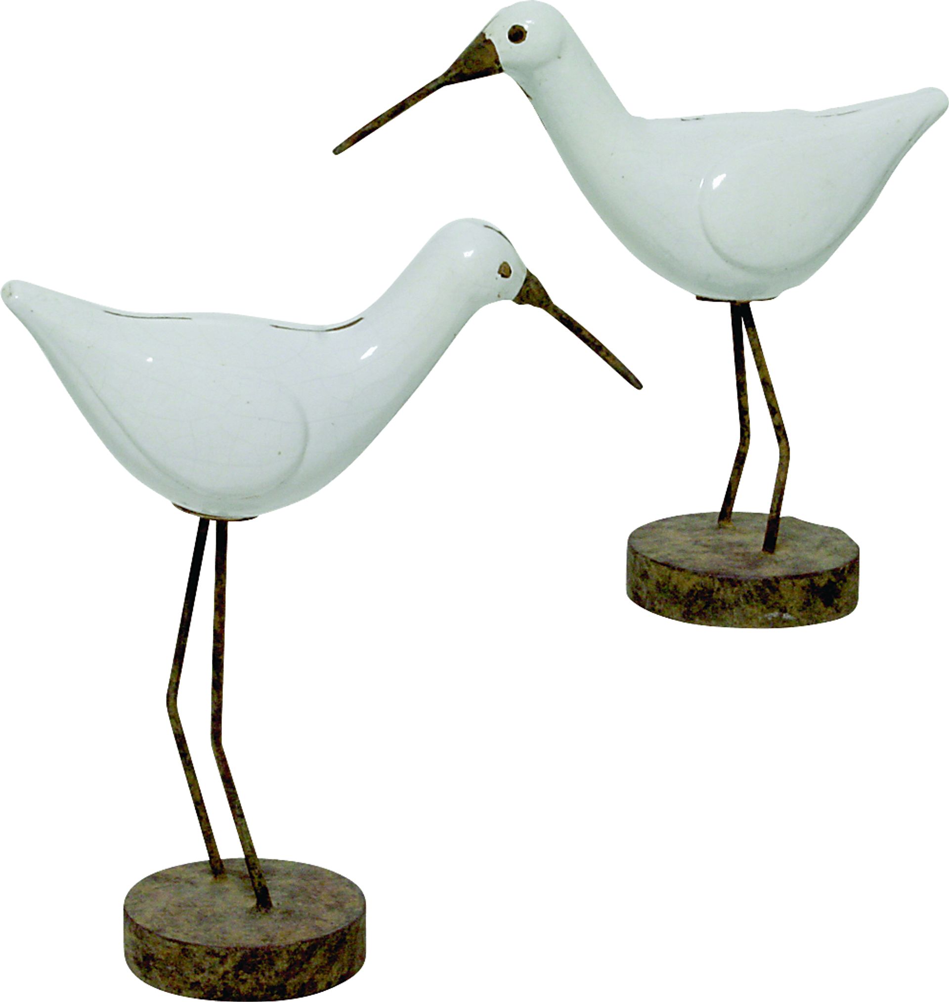 Dustan White  Sculpture Set of 2 - Image 1