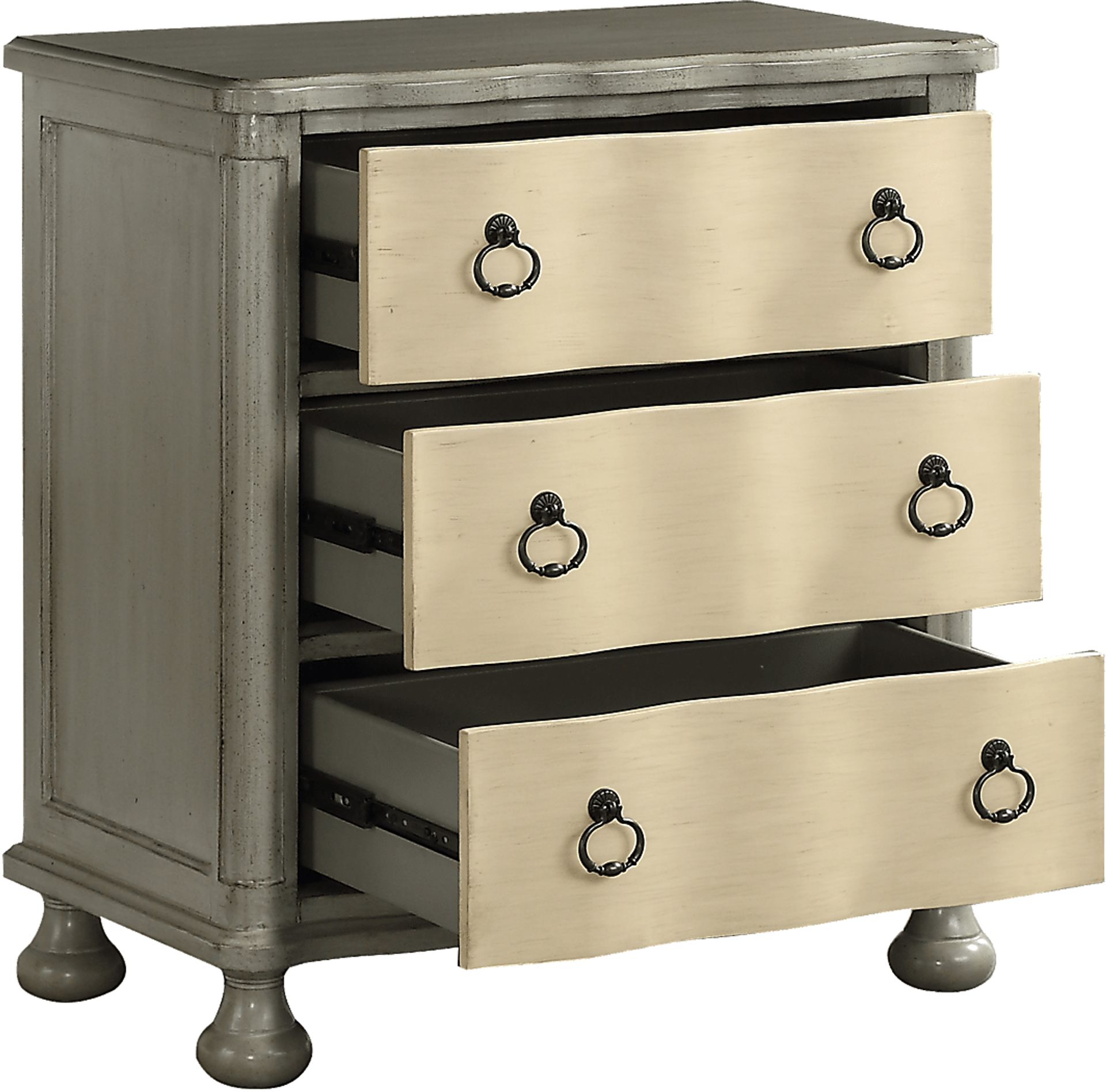 Dutchman Cottage Gray Accent Cabinet - Image 3