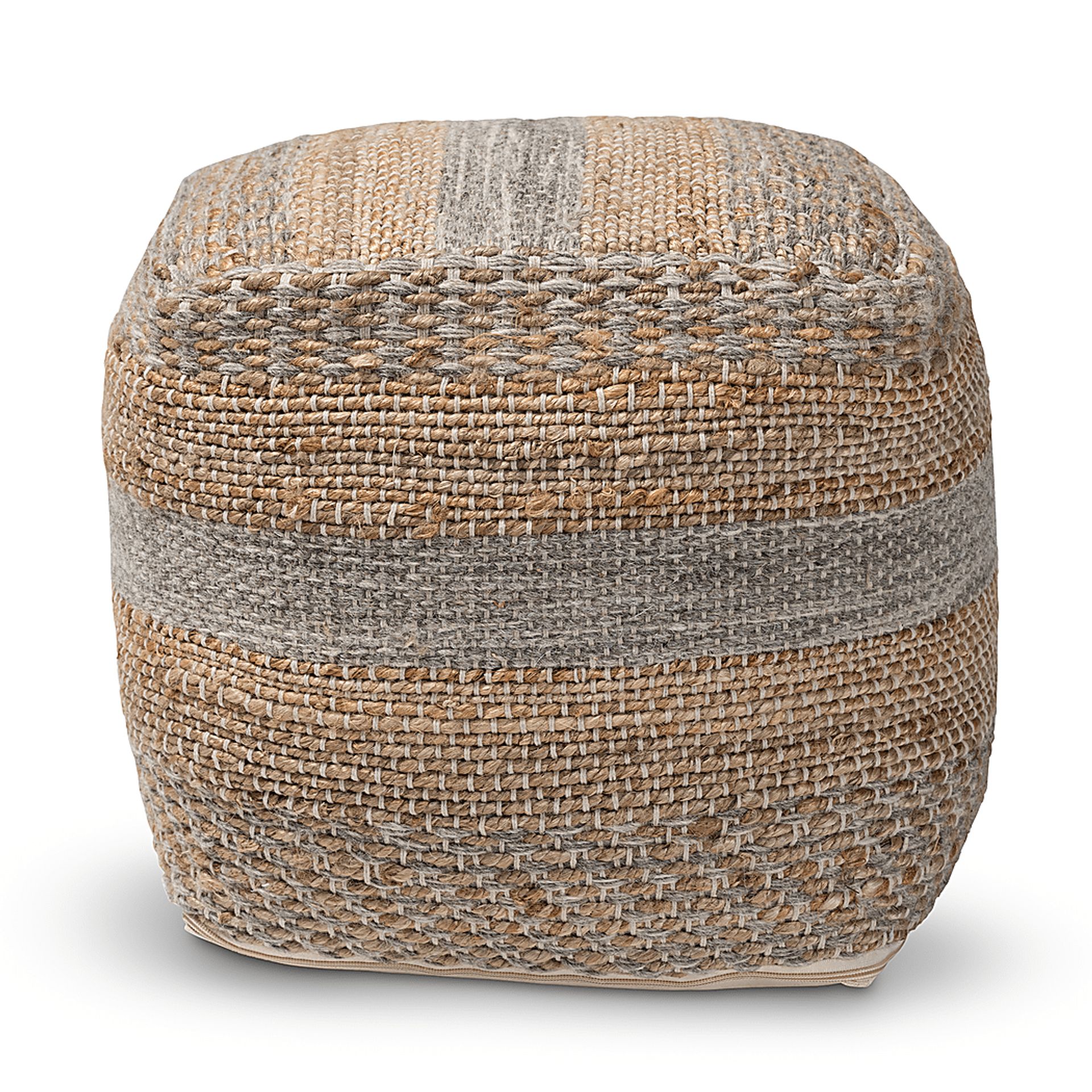 Duxberry Natural Pouf - Image 2