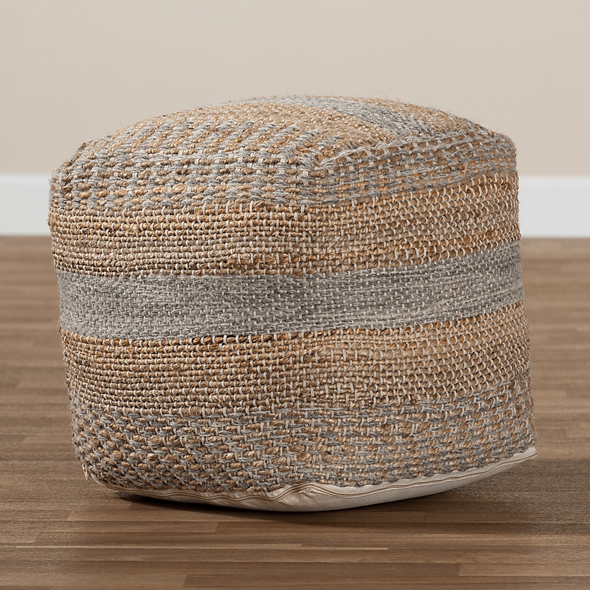 Duxberry Natural Pouf - Image 5