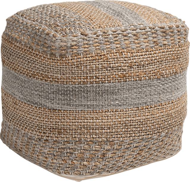 Duxberry Natural Pouf - Thumbnail - Image 1