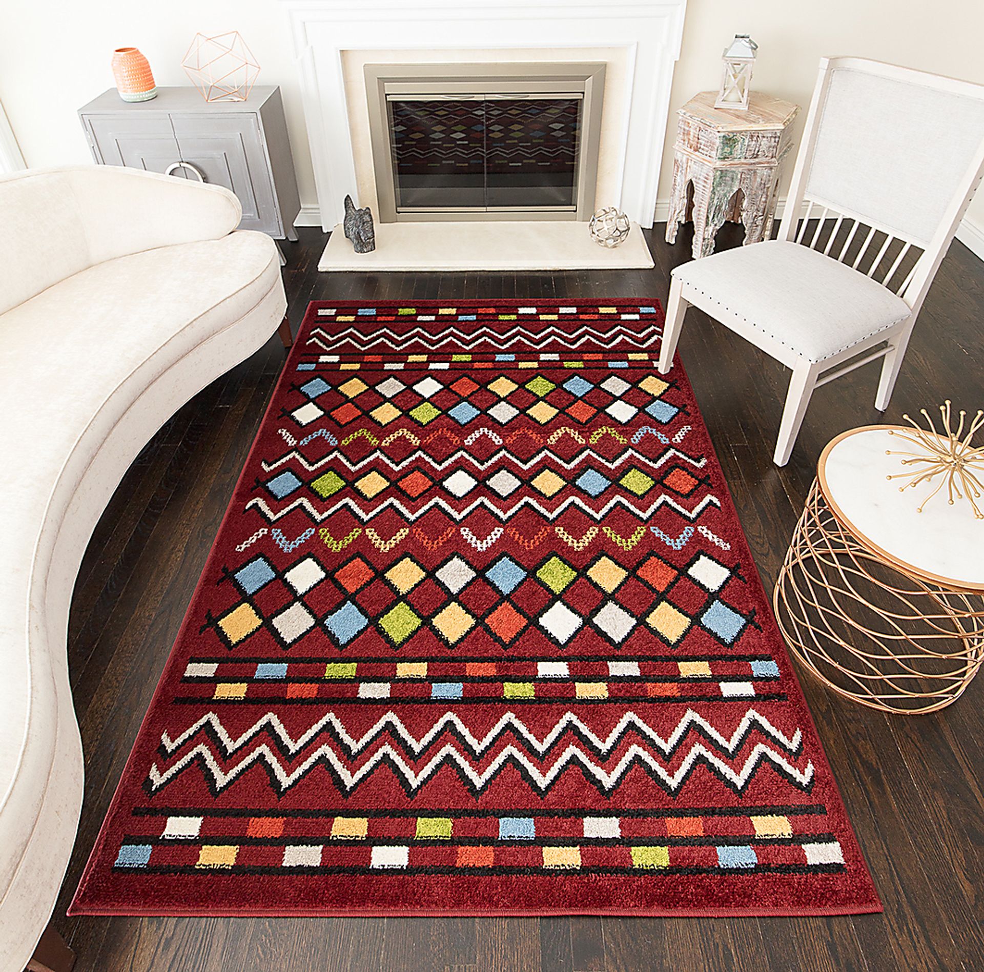 Duyen Red 5' x 7' Rug - Image 2