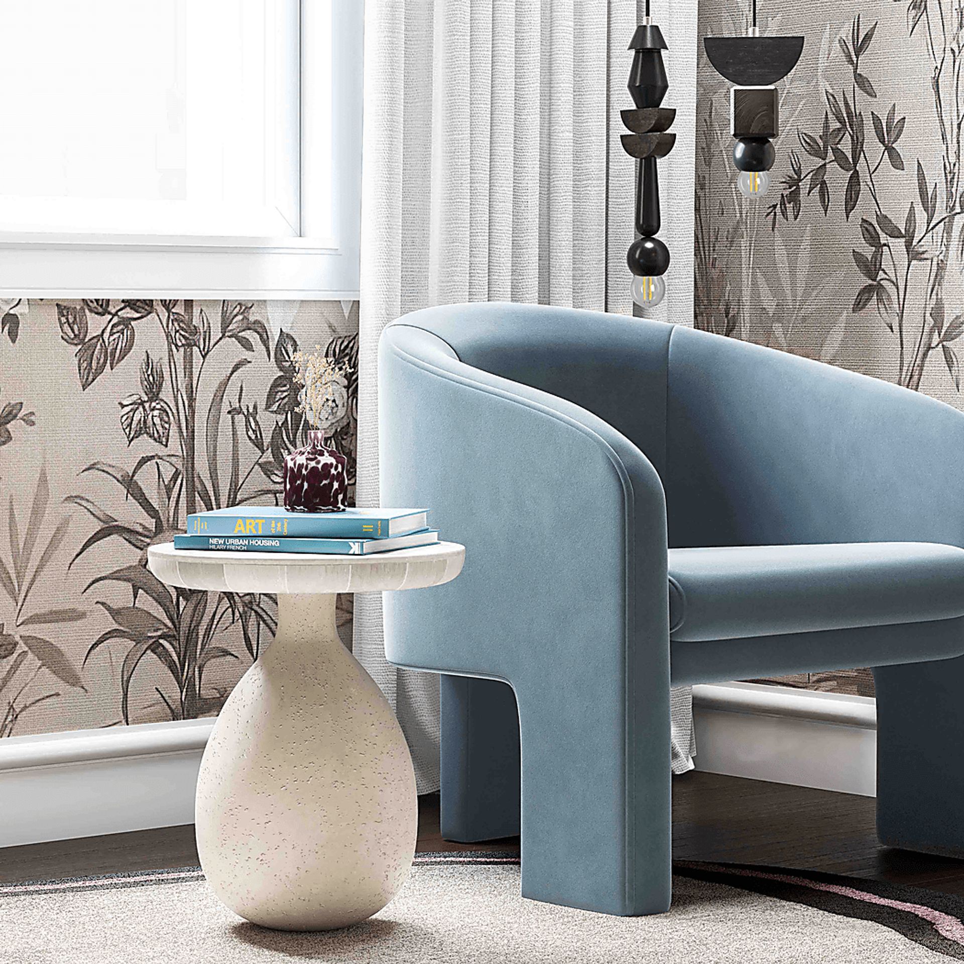 Dwasline Cream End Table - Image 2