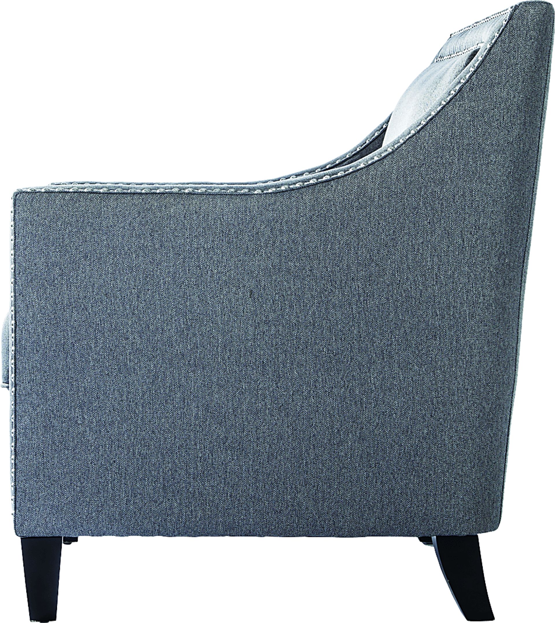 Dwelle Gray Accent Chair - Image 3