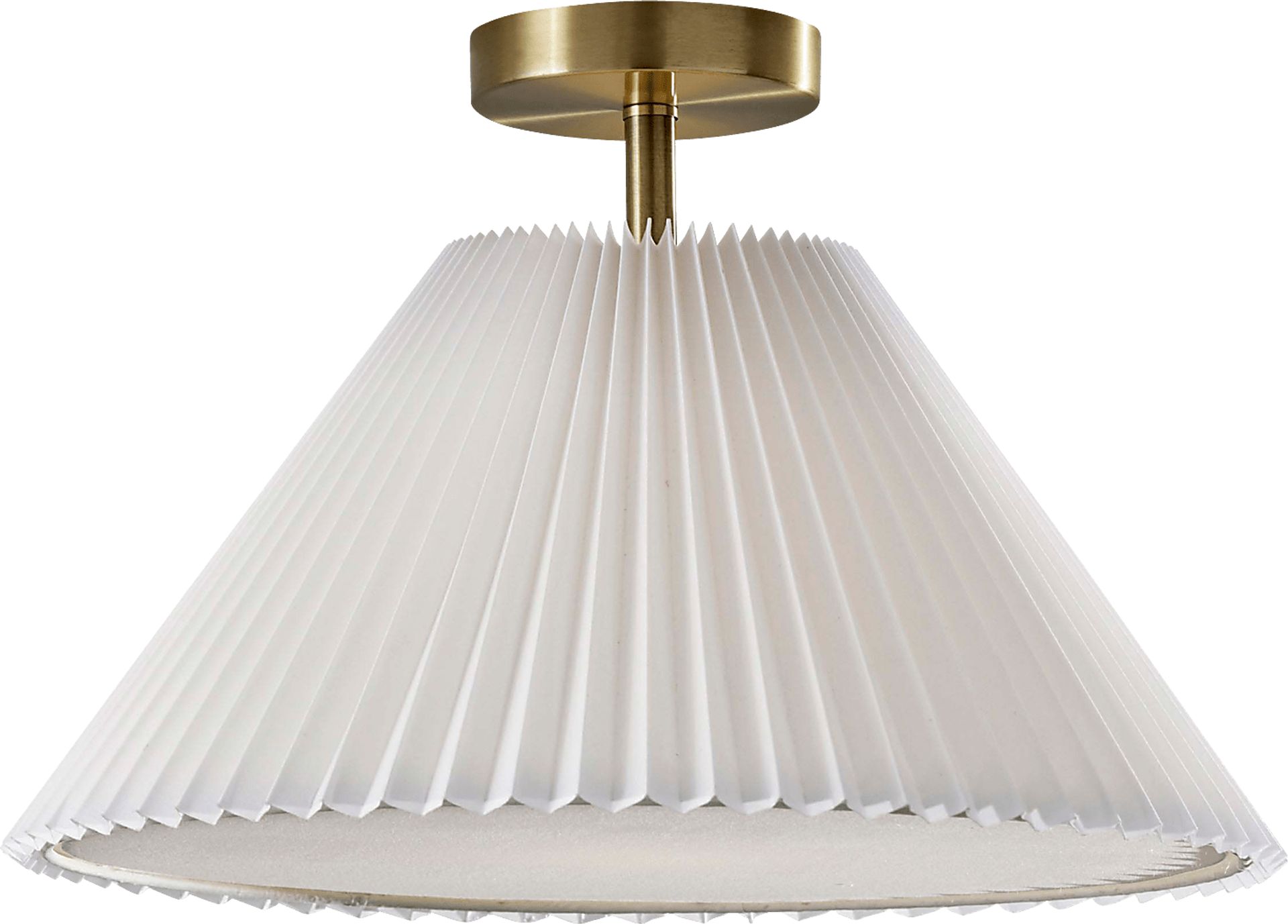 Dwyer Point Brass Flush Mount - Image 1
