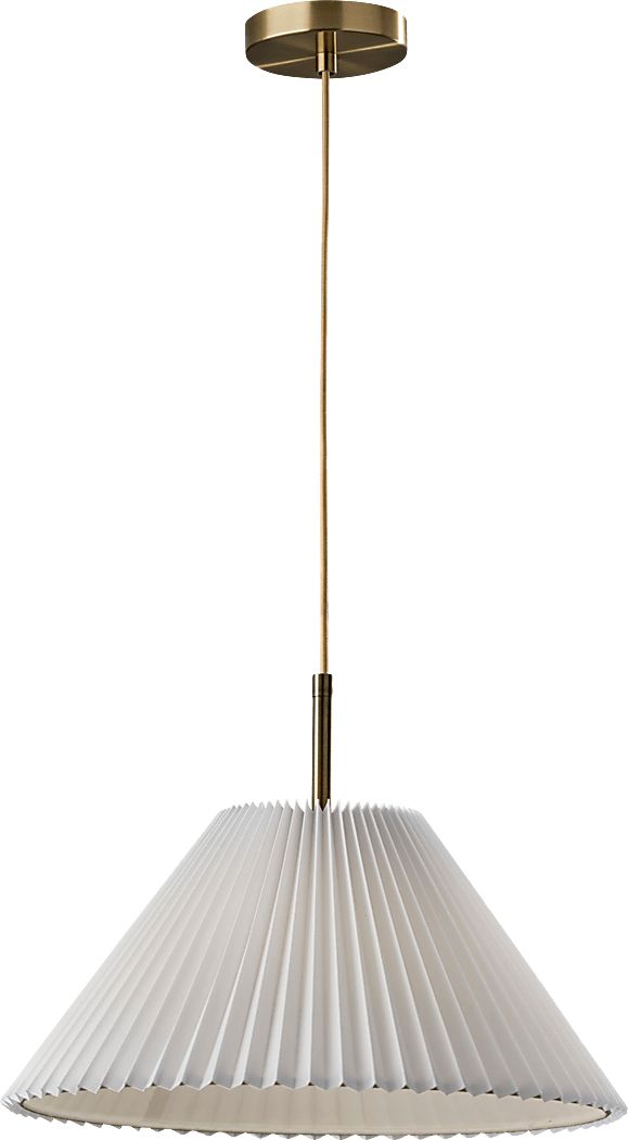 Dwyer Point Brass Pendant