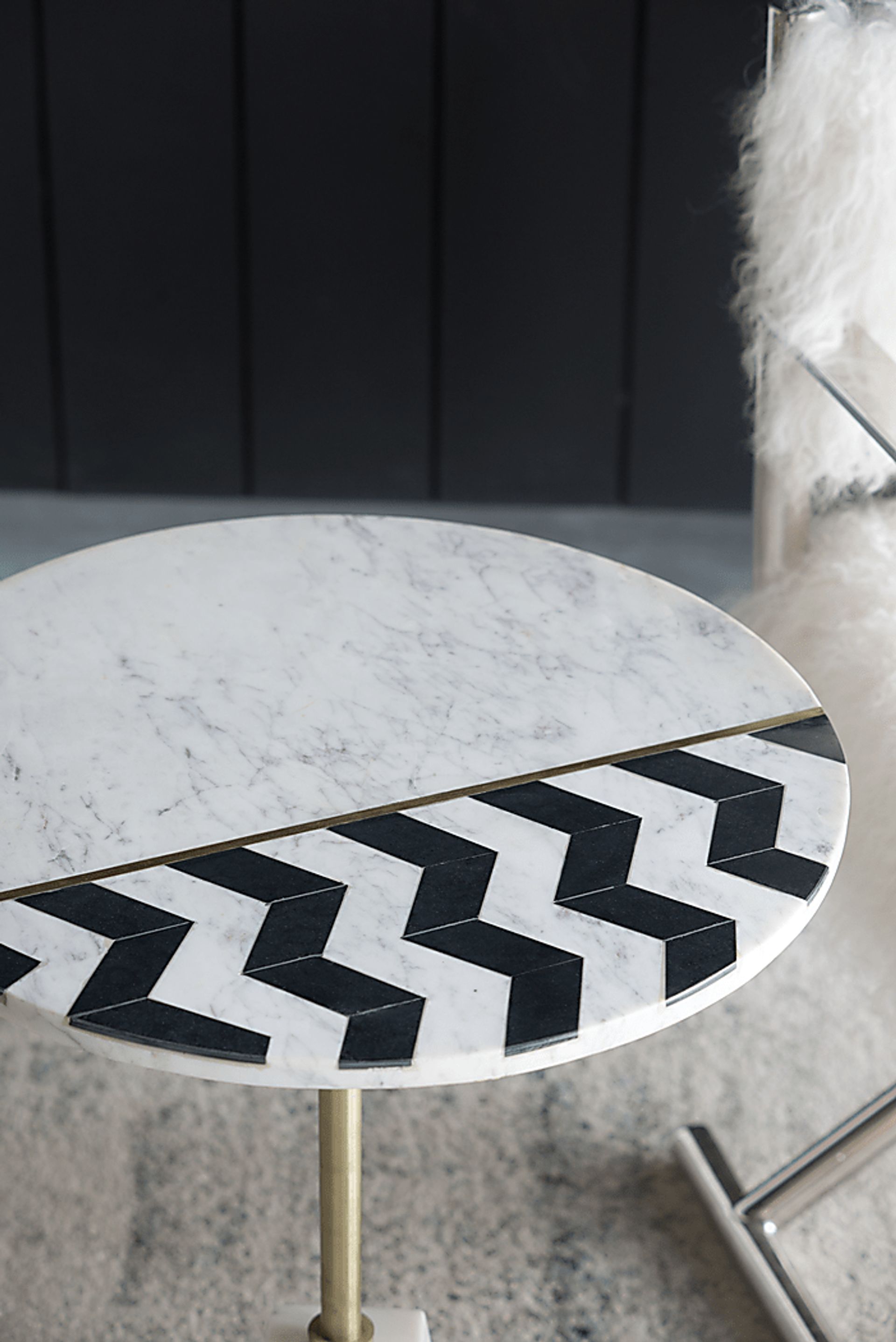 Dwyerbrooke Brass Accent Table - Image 2