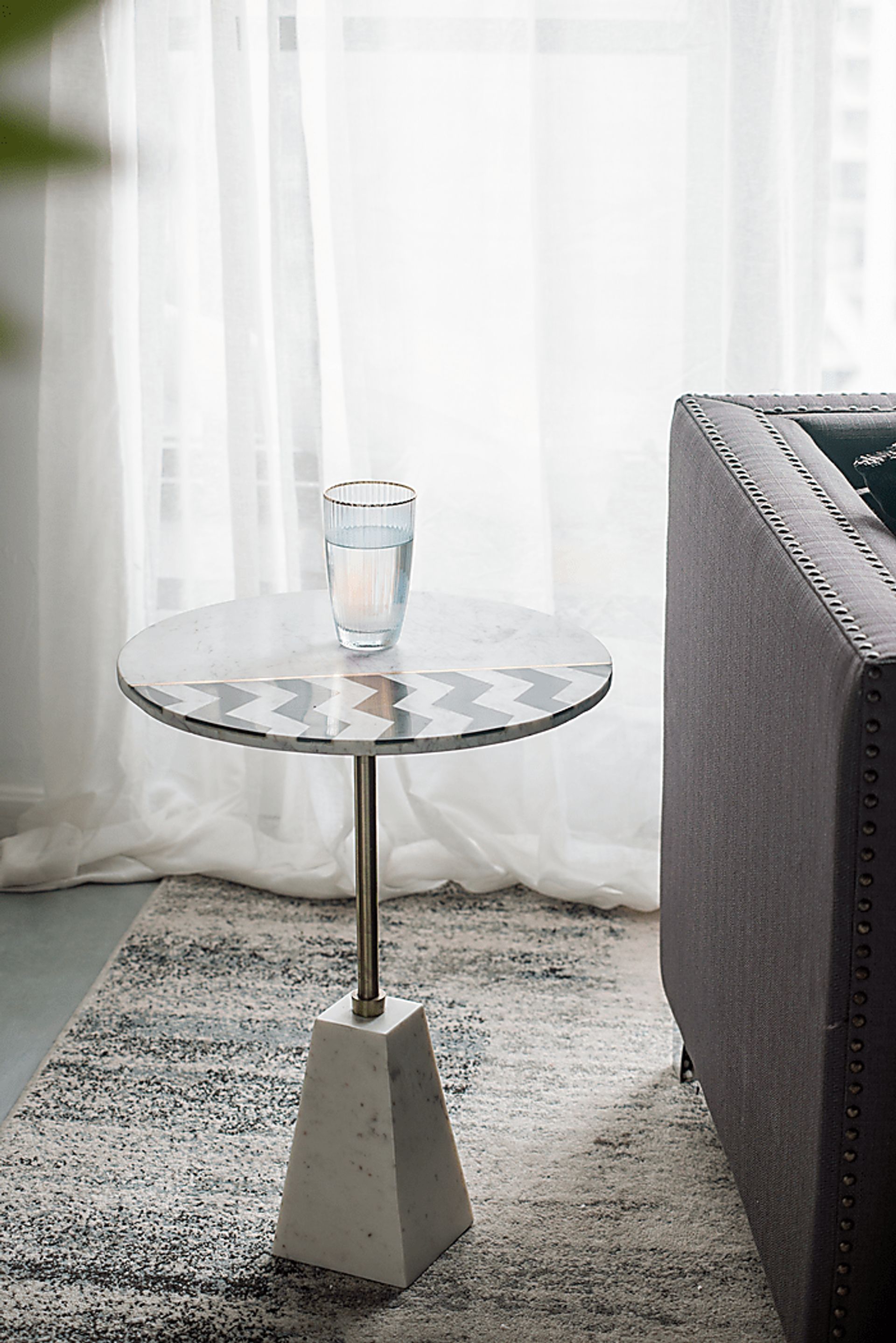 Dwyerbrooke Brass Accent Table - Image 5