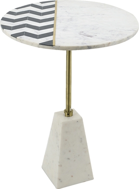 Dwyerbrooke Brass Accent Table