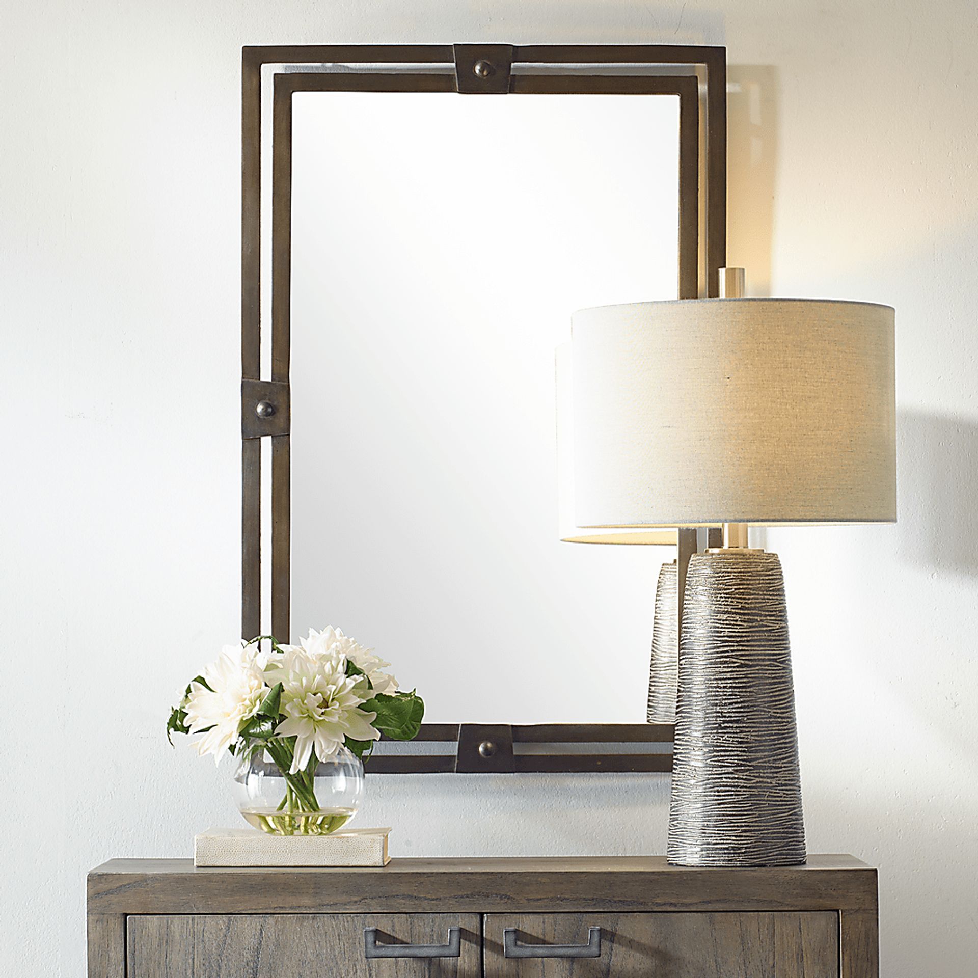 Dyas Gray Mirror - Image 2