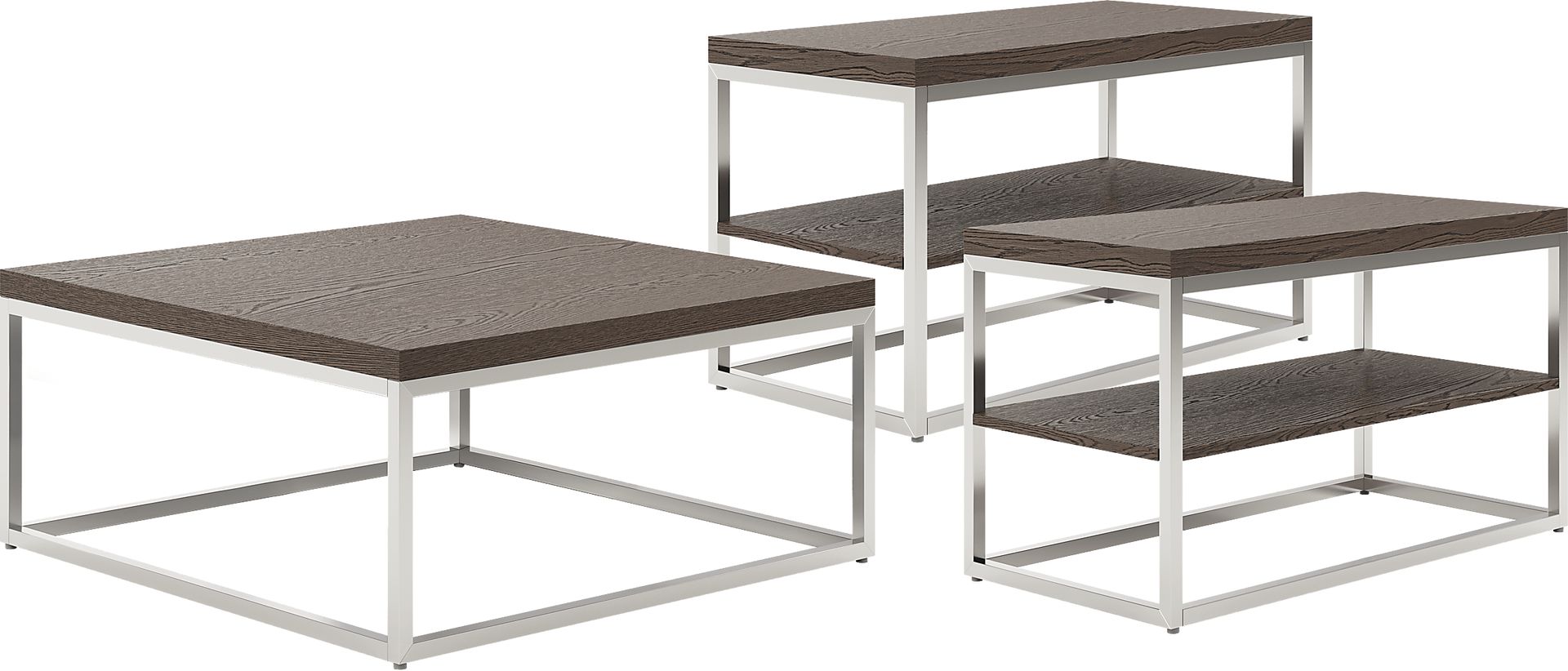 Dyer Caramel 3 Pc Table Set - Image 1