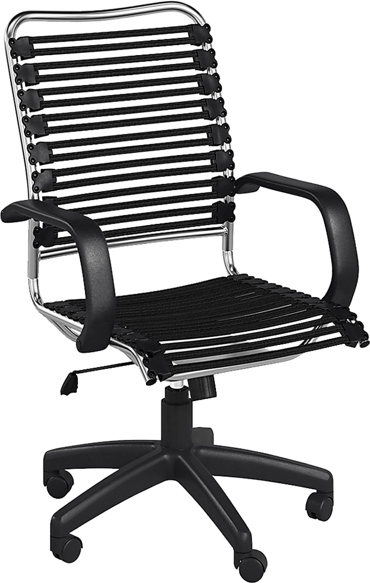 Dyess Black Desk Chair With Arms Rooms to Go