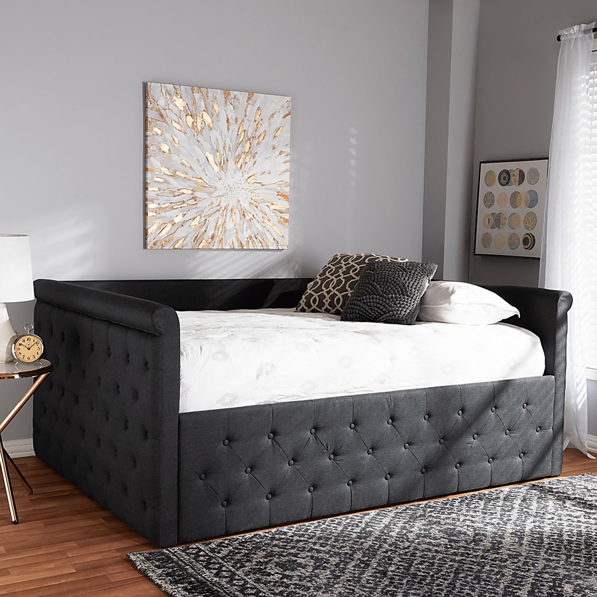 Dyett Dark Gray Queen Daybed | Rooms to Go