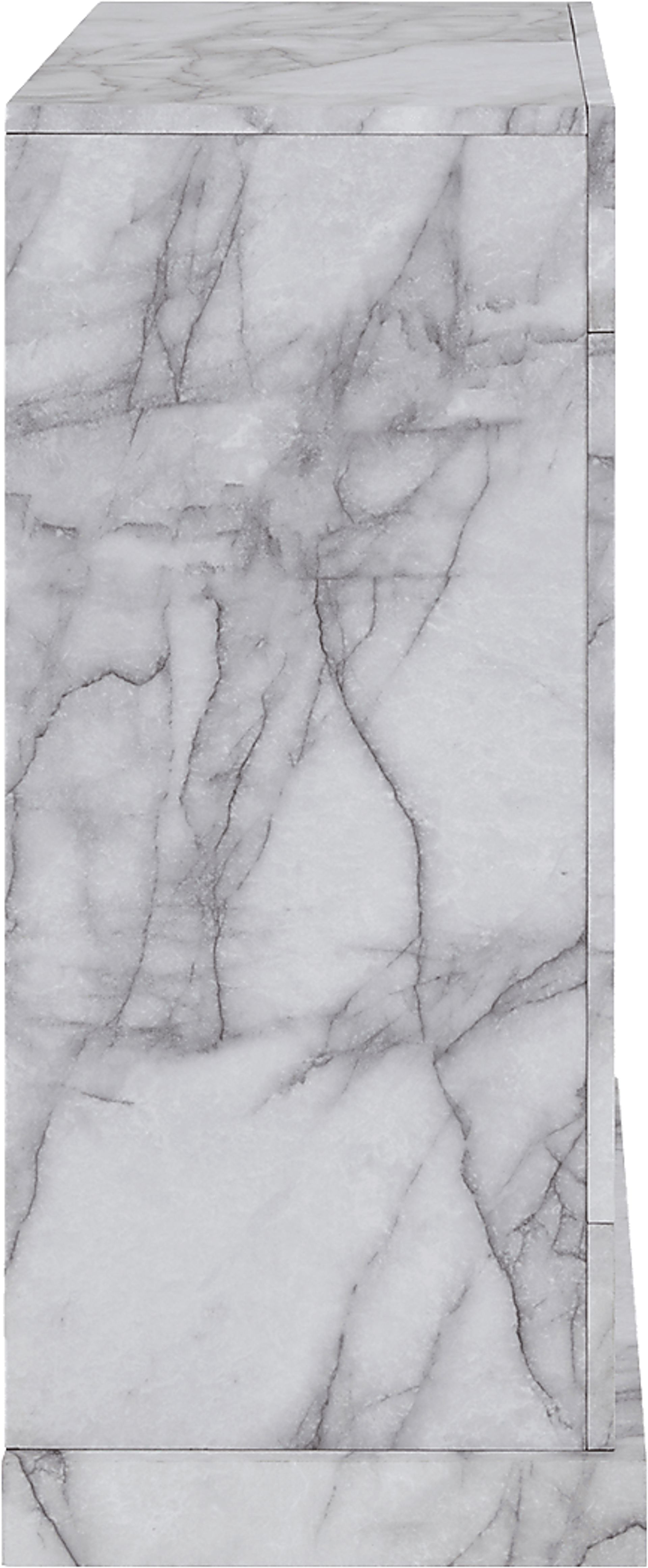 Dymalor IV White 33 in. Console, With Touch Panel Electric Fireplace - Image 3