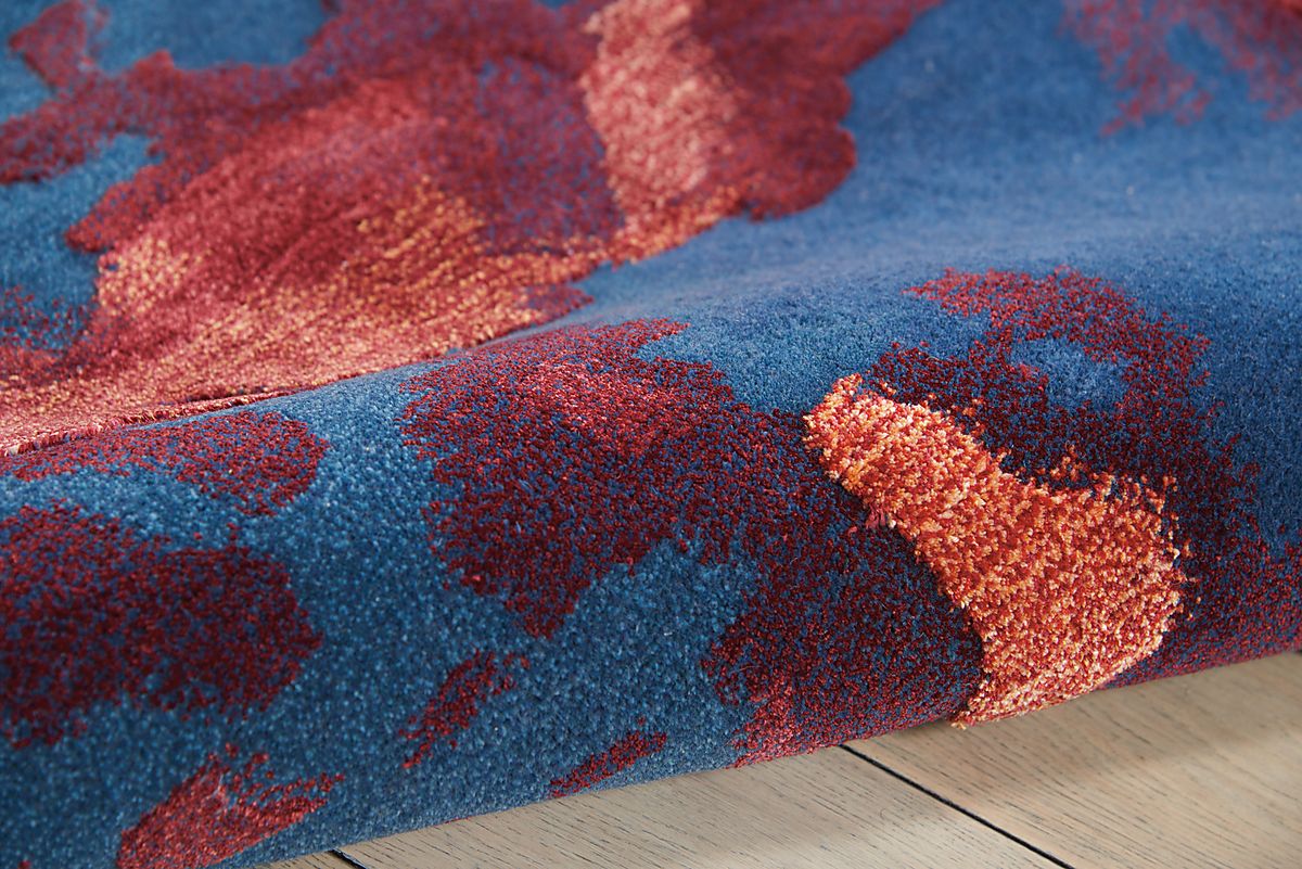Dysete Blue Rug | Rooms to Go
