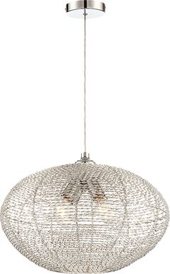 Eagle View Point Silver Chandelier