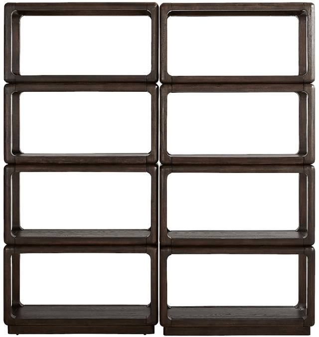 Eaglebrooke Brown 2 Pc Bookcase Set - Thumbnail - Image 1