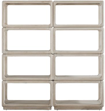 Eaglebrooke Natural 2 Pc Bookcase Set