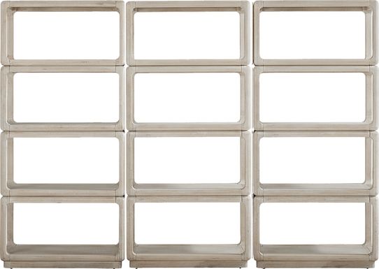 Eaglebrooke Natural 3 Pc Bookcase Set