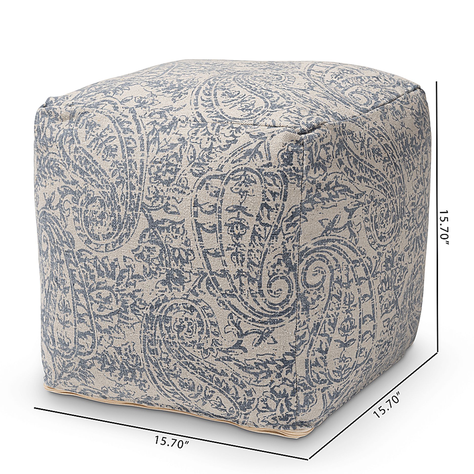 Earleigh Gray Pouf - Image 6