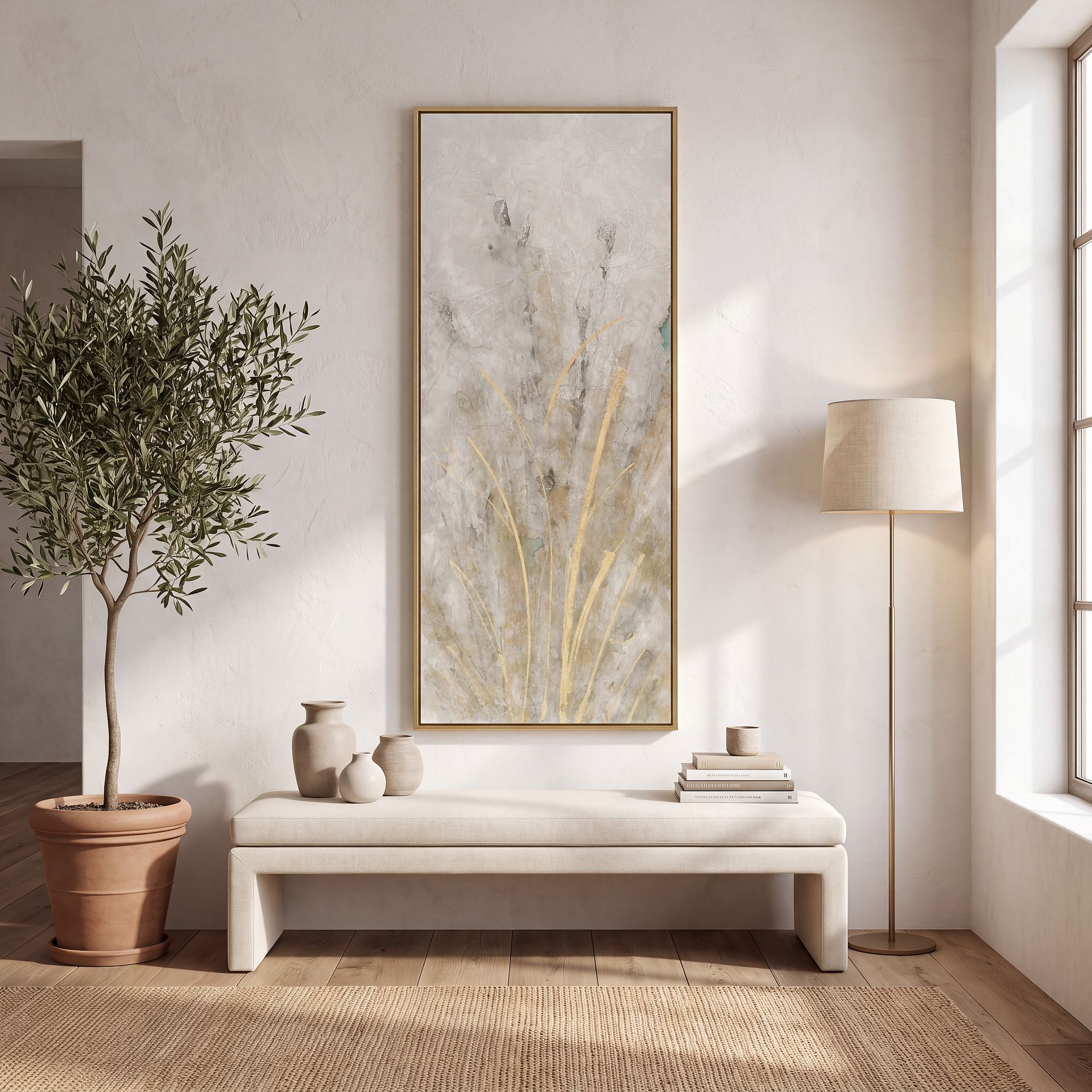 Early Bright I Gold Artwork - Image 2