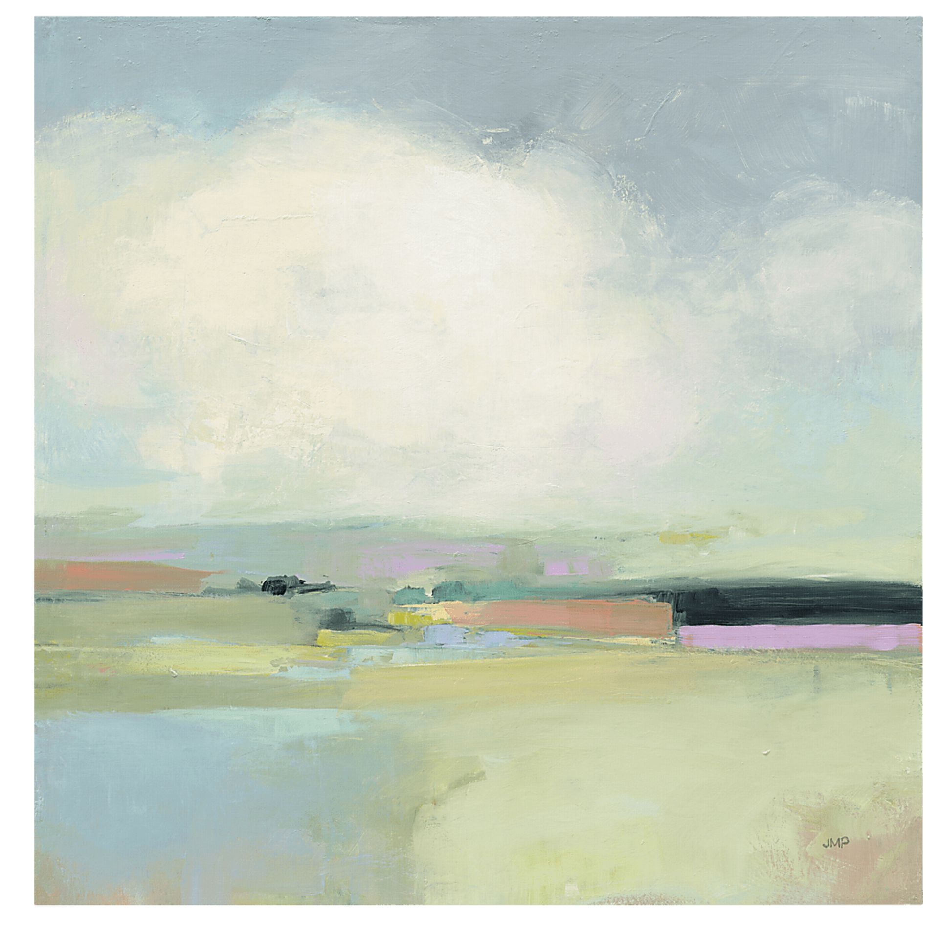 Early Rise I Blue Artwork - Image 1