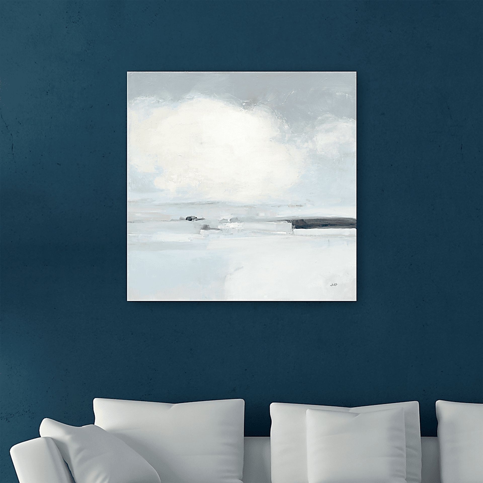 Early Rise II Blue Artwork - Image 3