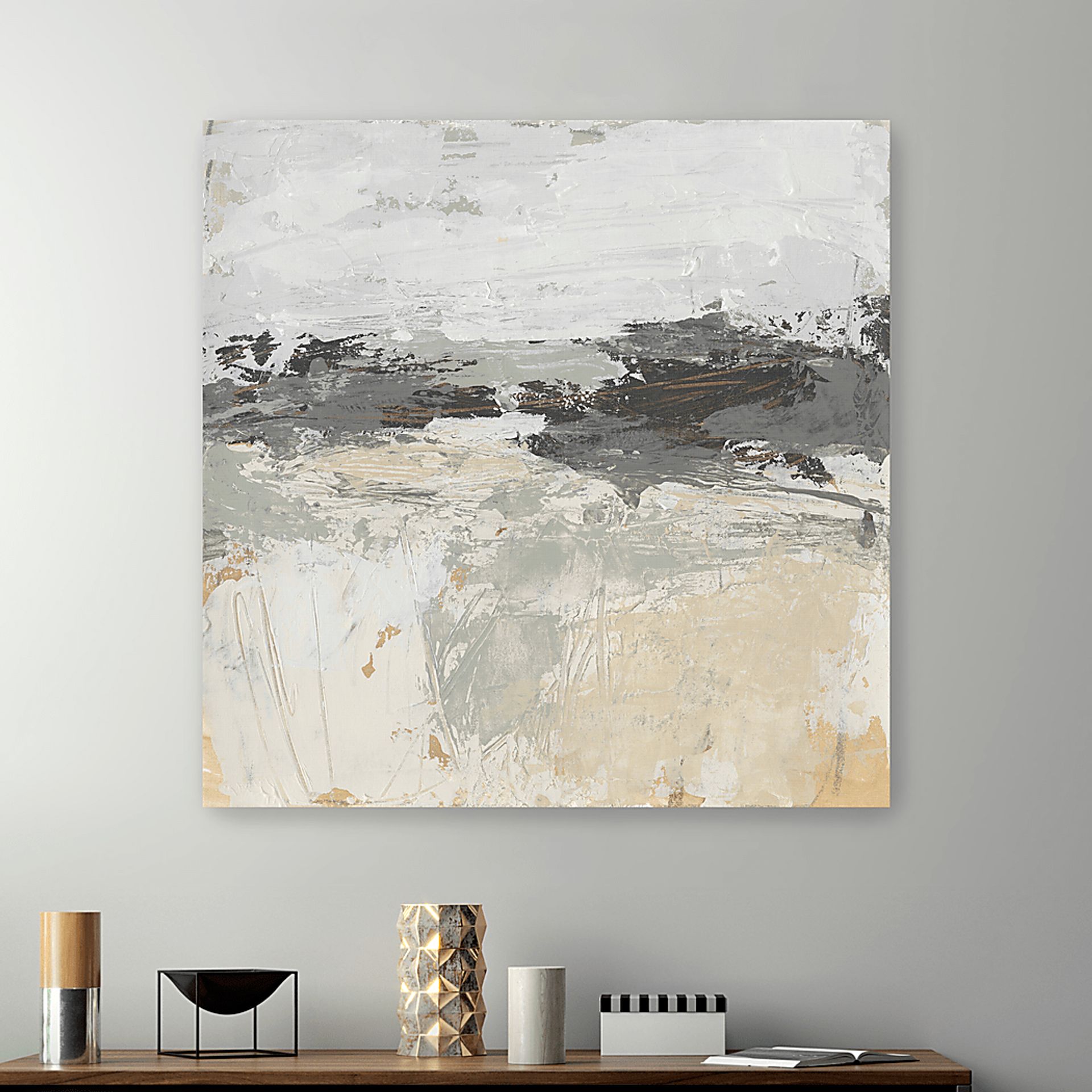 Early Showers Gray Artwork - Image 3