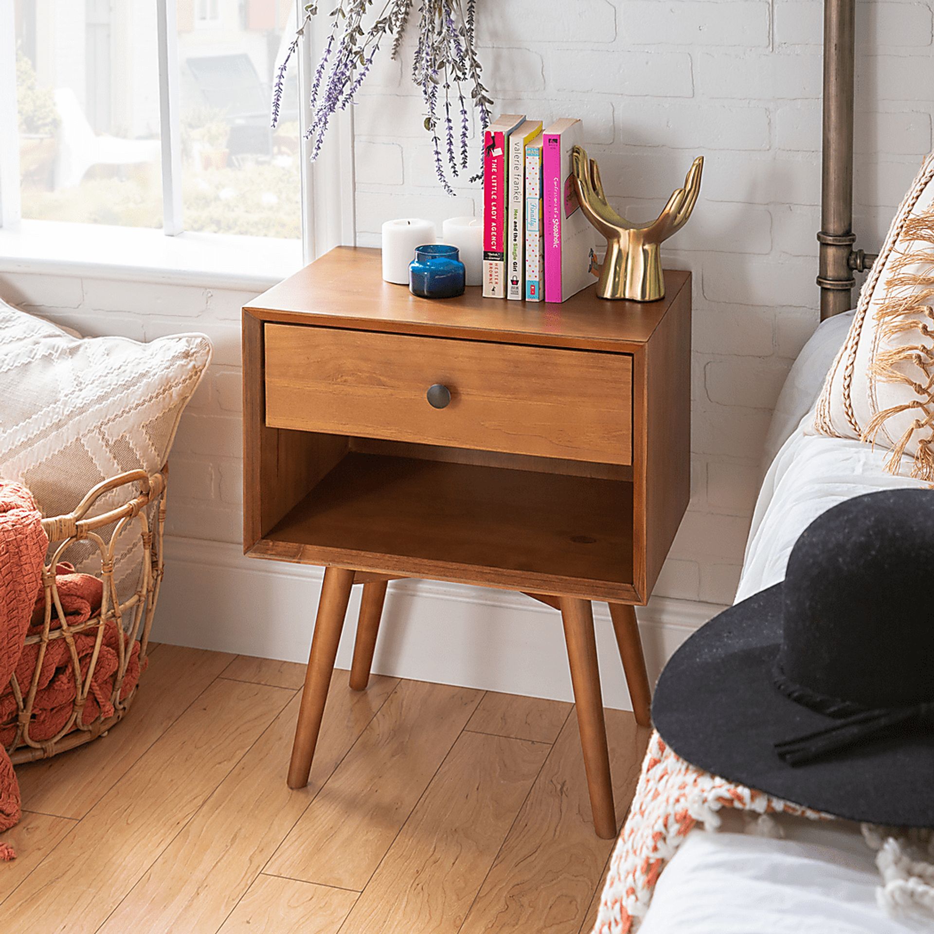 Earlywood Brown Nightstand - Image 4