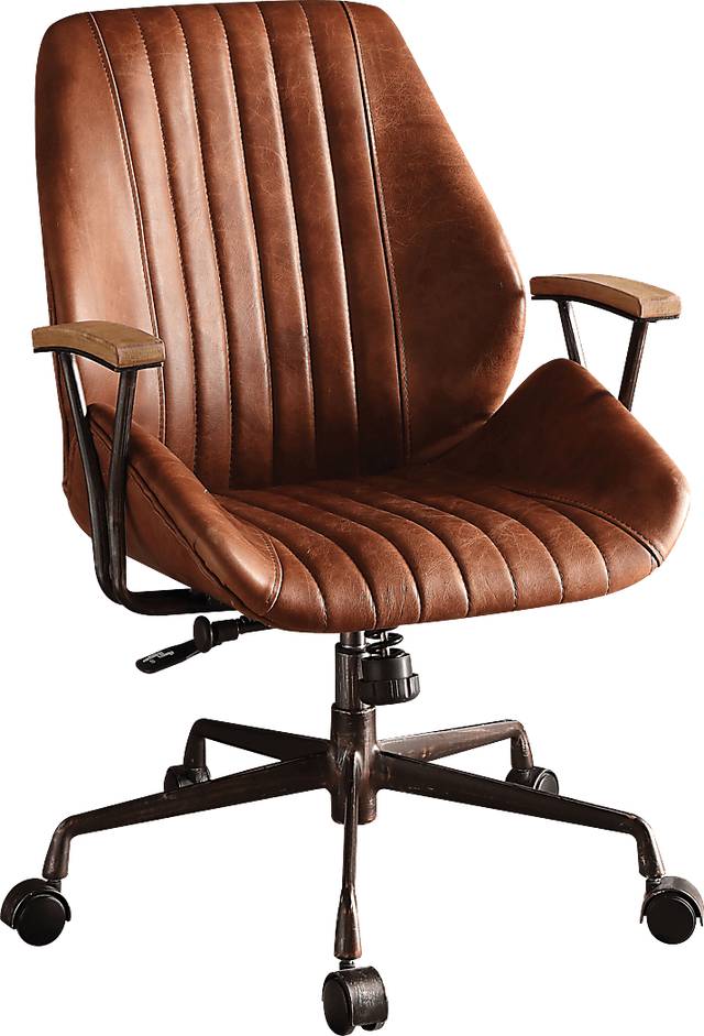 Earnest Brown Desk Chair - Thumbnail - Image 1