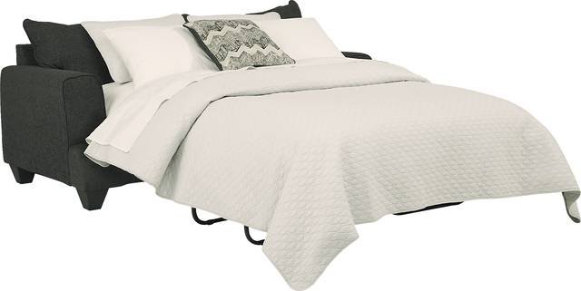 East Bank Black Sleeper Loveseat - Thumbnail - Image 2