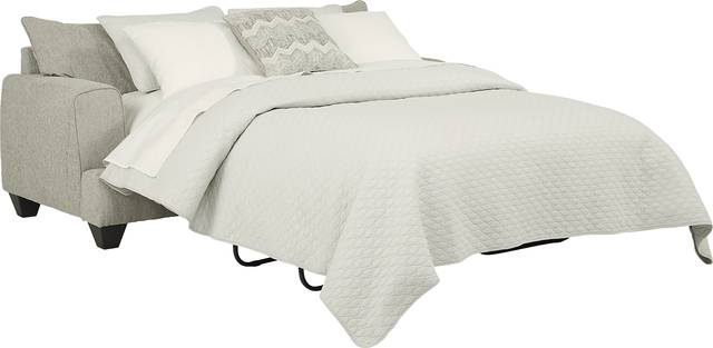 East Bank Gray Gel Foam Sleeper Loveseat - Thumbnail - Image 2