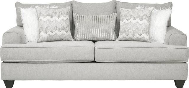 East Bank Gray 7 Pc Living Room with Sleeper Sofa - Thumbnail - Image 2