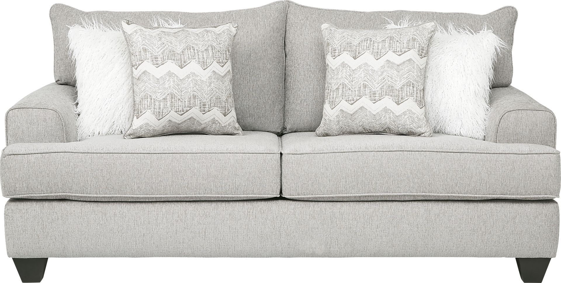 East Bank Gray Sleeper Loveseat - Image 1