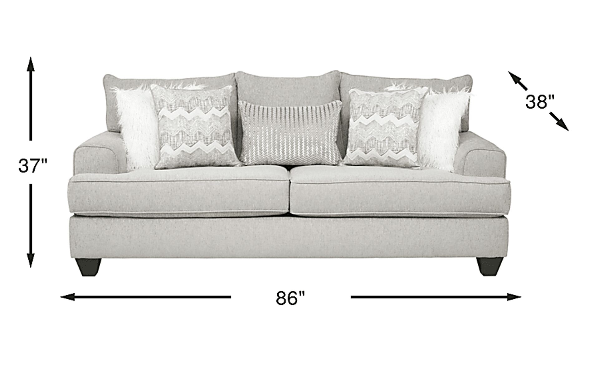 Dimension Image. Please refer to the Dimension Tab on this page for dimension details.