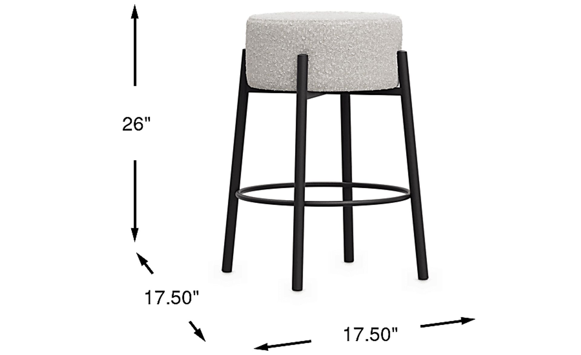 Dimension Image. Please refer to the Dimension Tab on this page for dimension details.